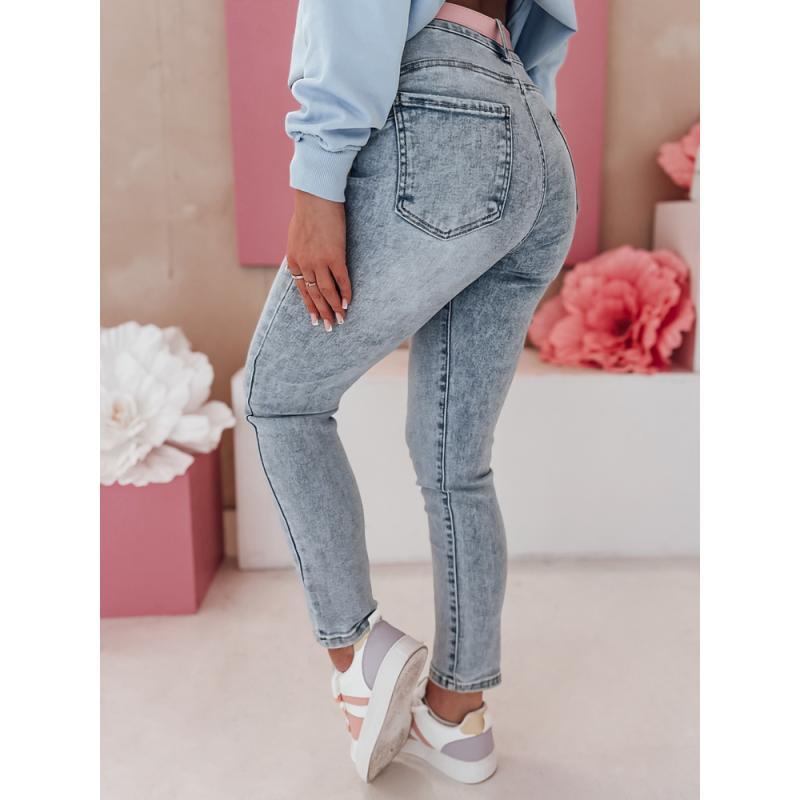 Dámské kalhoty slim fit džínové SKINNEX modré