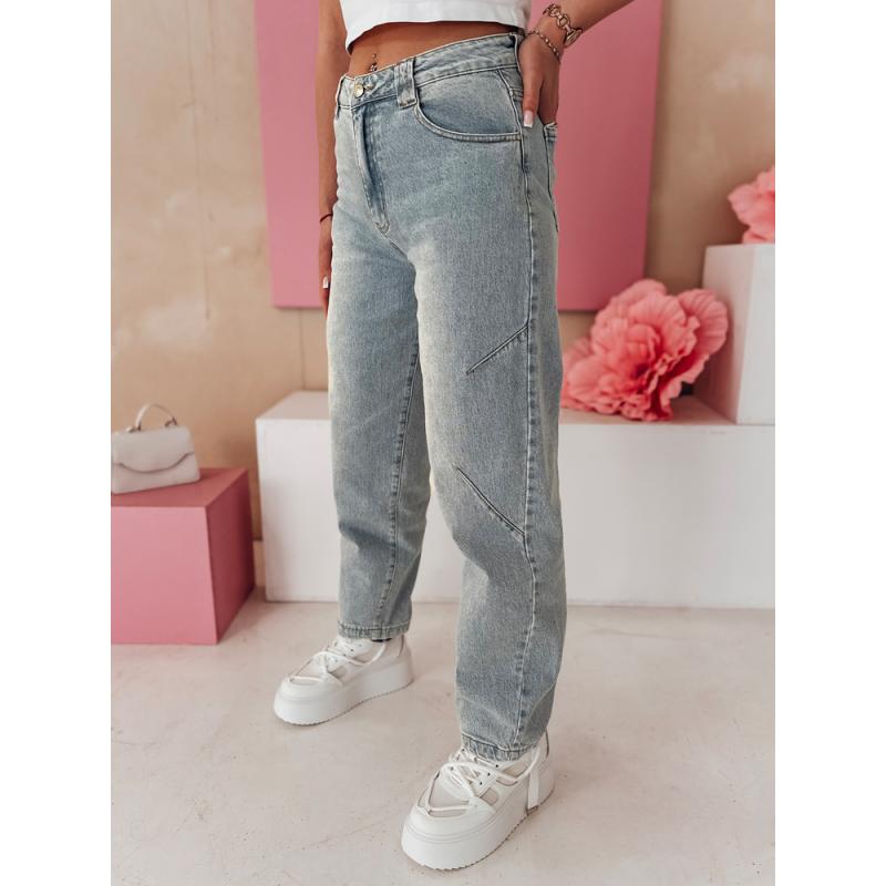 Női széles szárú farmer WIDENO kék