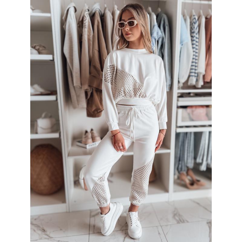 Dámská mikina nadměrné velikosti ELEGRA ecru