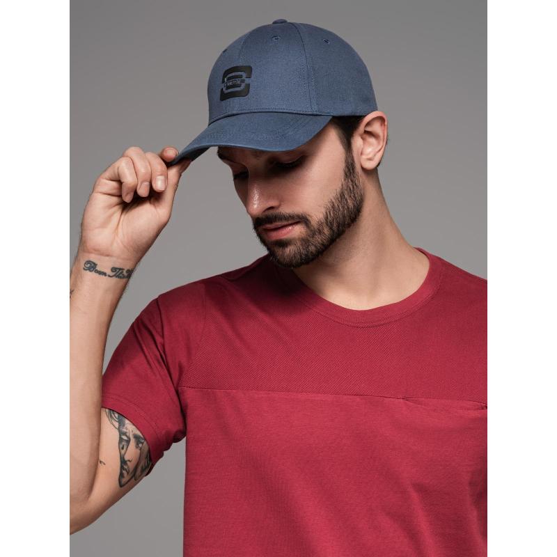 Férfi sapka logóval – sötétkék V1 OM-ACCS-0100