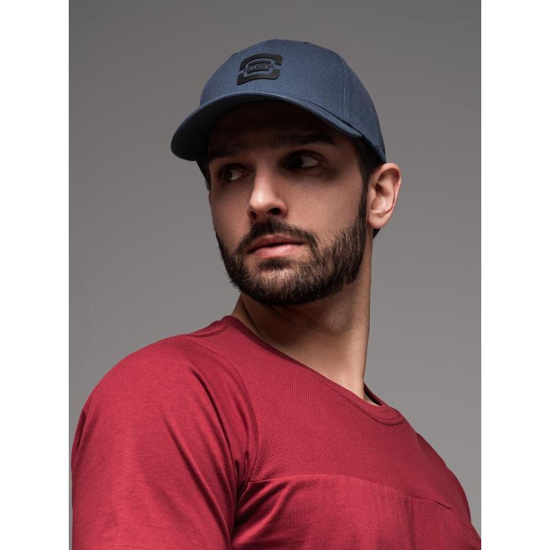 Férfi sapka logóval – sötétkék V1 OM-ACCS-0100