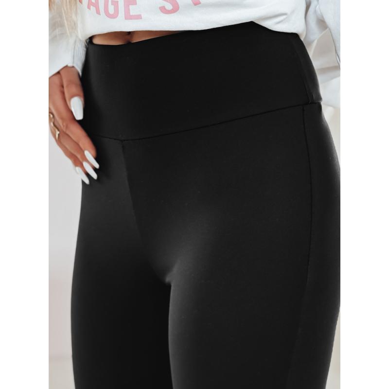 Dámské legíny s vysokým pasem SOFLEGG černá barva