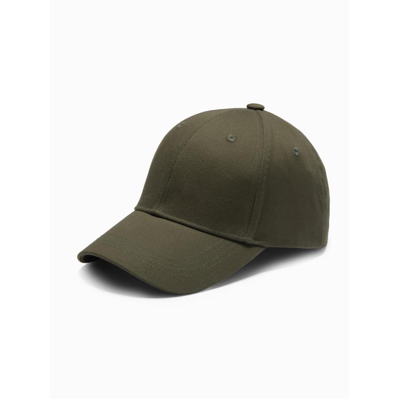 Egyszínű férfi baseball sapka – khaki V5 OM-ACCS-0105