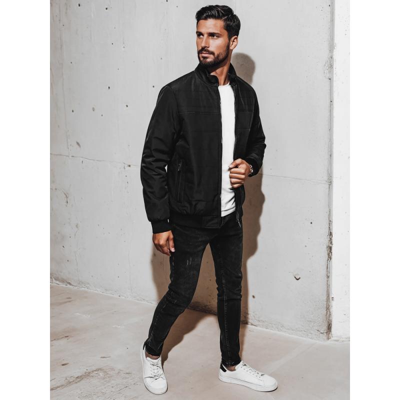 Pánská přechodová bunda černá