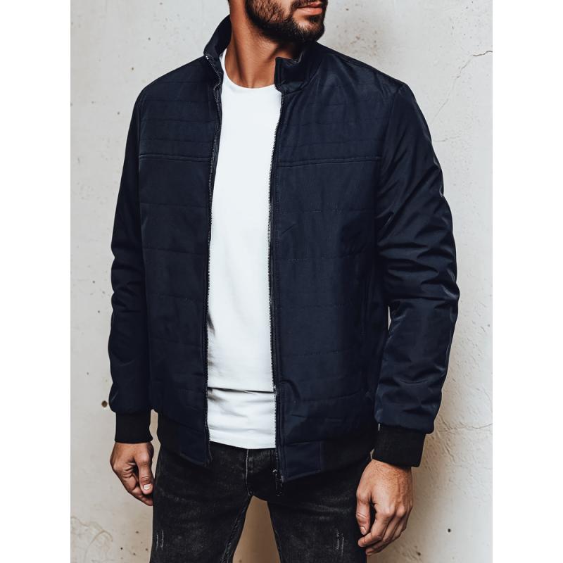 Pánská přechodová bunda tmavě modrá