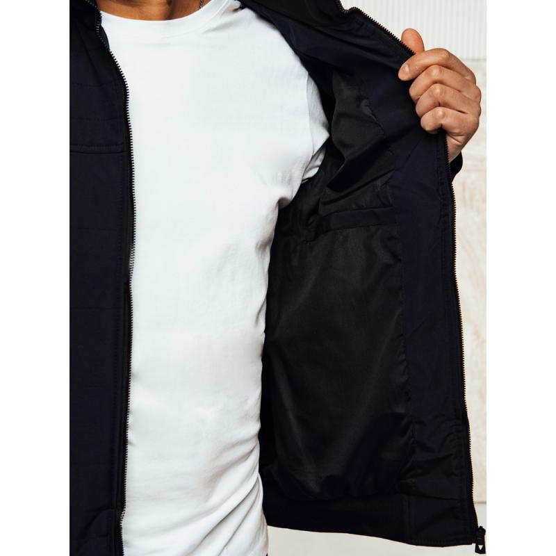 Pánská přechodová bunda tmavě modrá