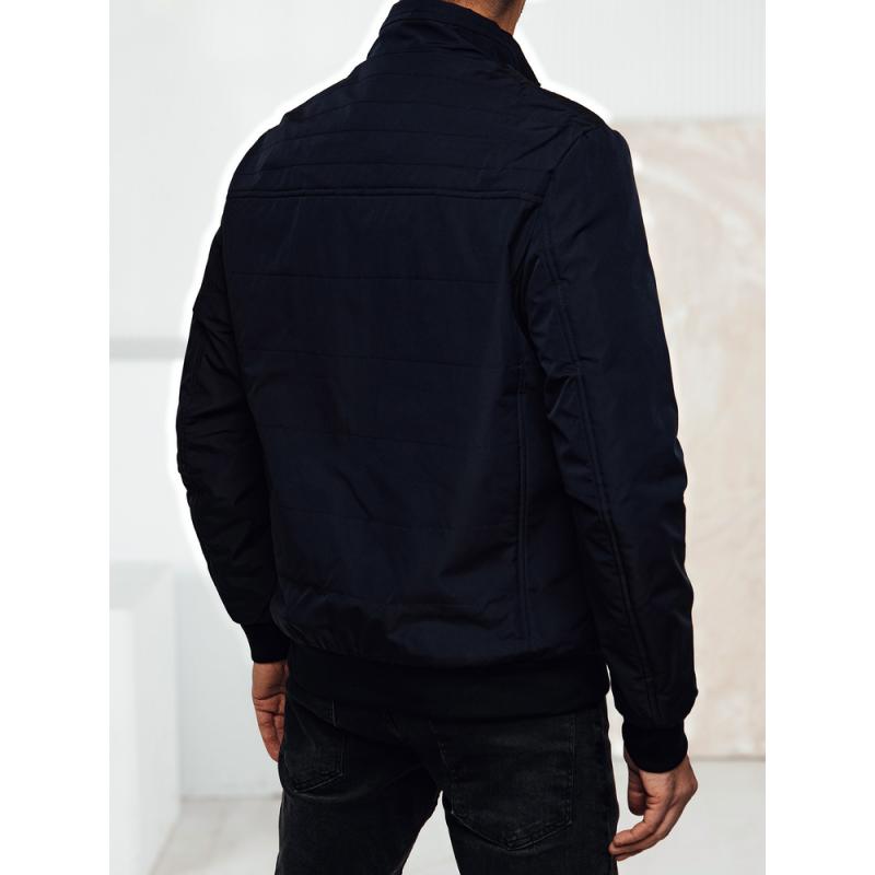 Pánská přechodová bunda tmavě modrá