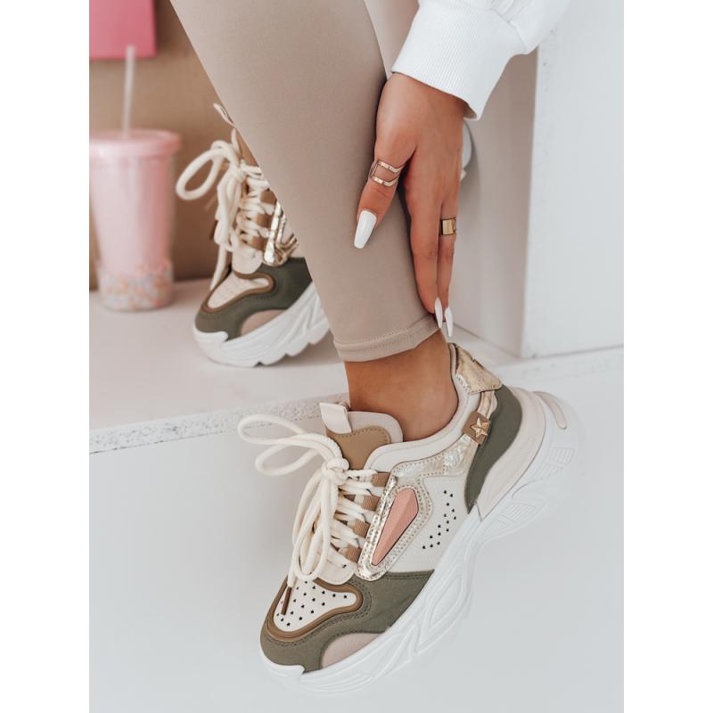 CELESTIC női platform cipő, zöld