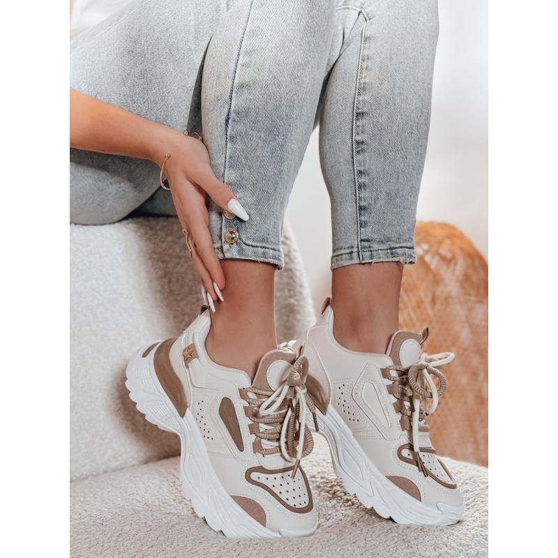 CELESTIC női platform cipő, bézs