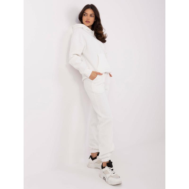 Ecru tepláková souprava základní s oversize halenkou