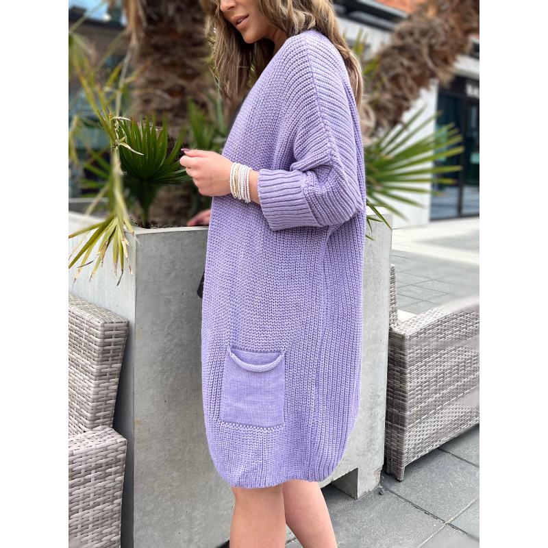 Dámský svetr ELR025 - vínový