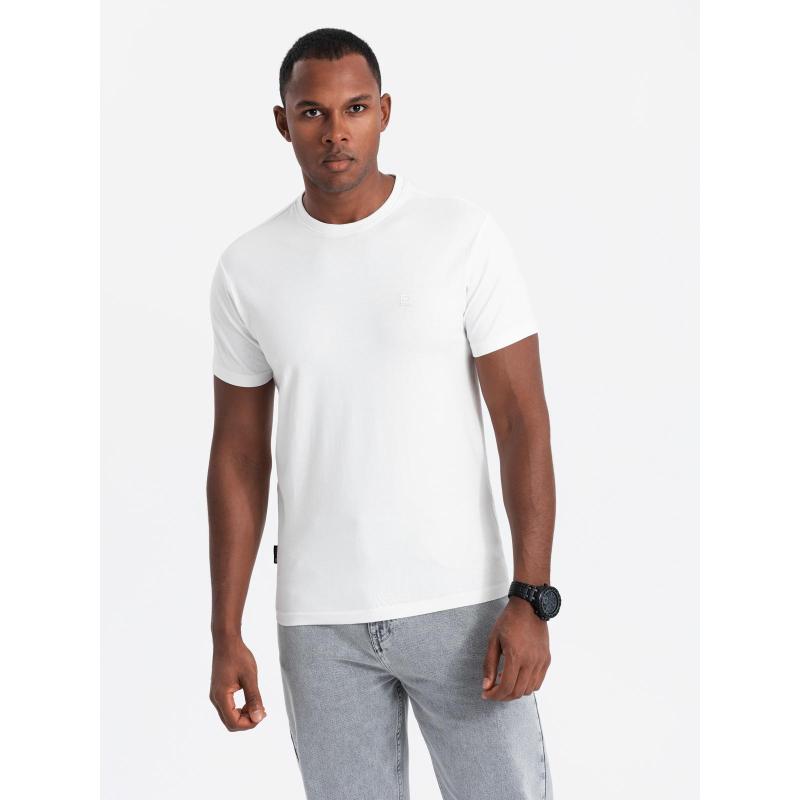 Pánská bavlněná souprava triček BASIC s kulatým výstřihem - černá/bílá/tmavě modrá V1 OM-TSBS-0232