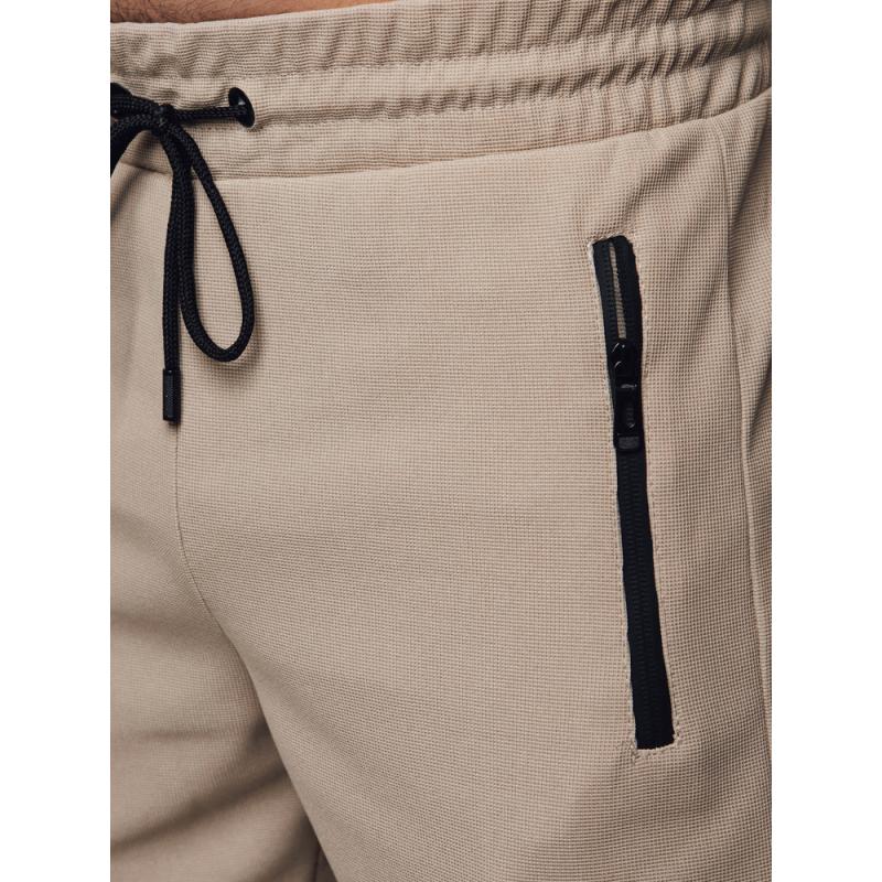 Pánske cargo nohavice béžové