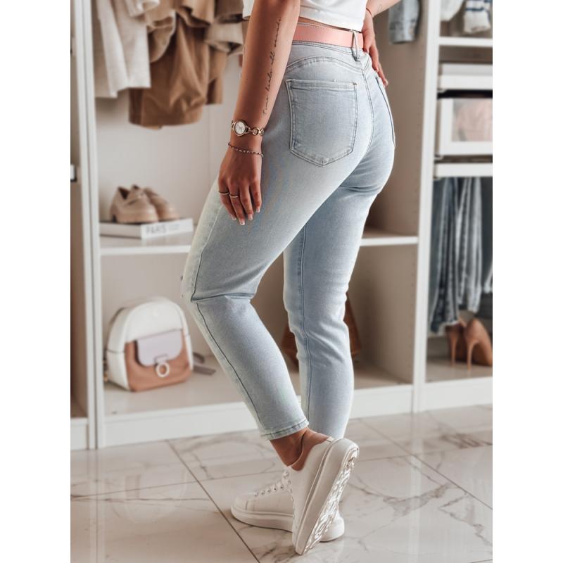 Női skinny farmer nadrág övvel DIEGONO kék