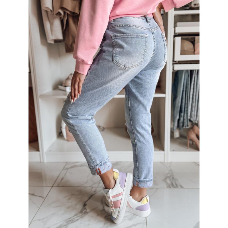 Dámské džínové kalhoty mom fit DEMILOVE modré