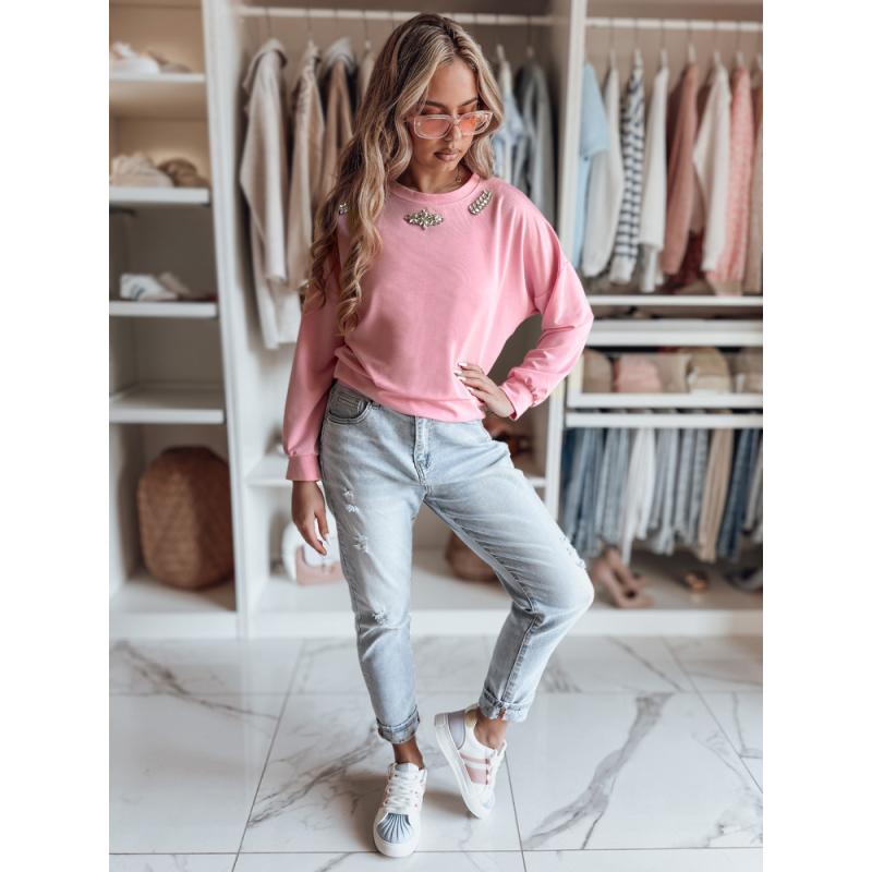 Dámské džínové kalhoty mom fit DEMILOVE modré