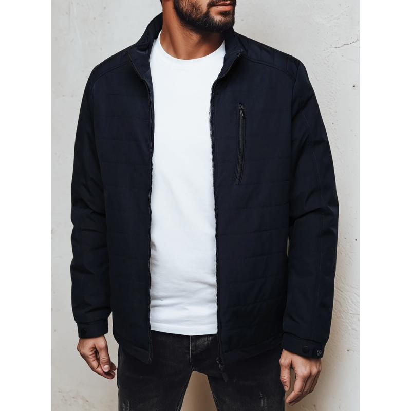 Pánská přechodová bunda tmavě modrá