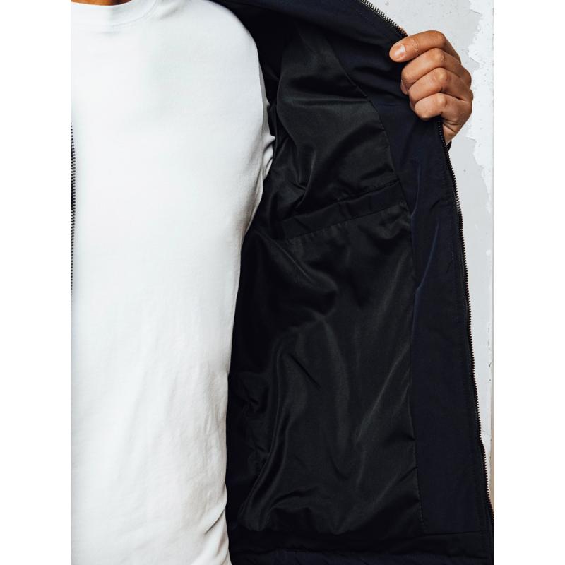 Pánská přechodová bunda tmavě modrá