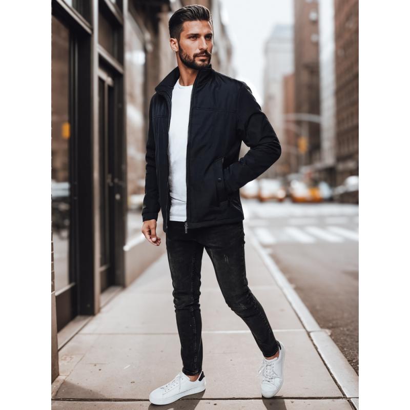 Pánská přechodová bunda tmavě modrá