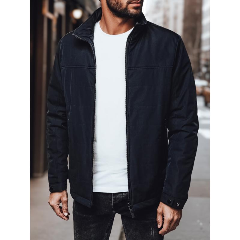 Pánská přechodová bunda tmavě modrá