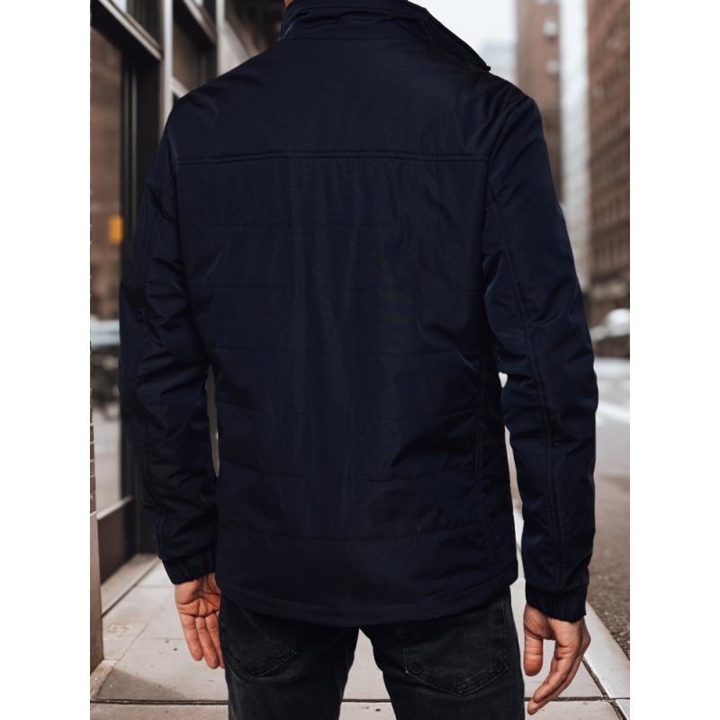 Pánská přechodová bunda tmavě modrá