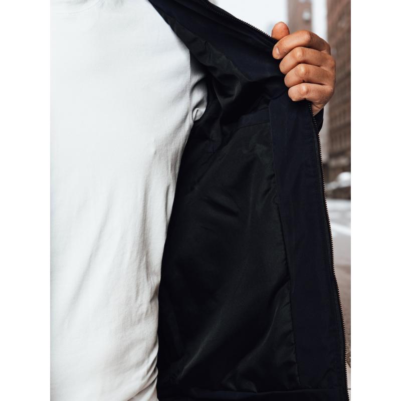 Pánská přechodová bunda tmavě modrá