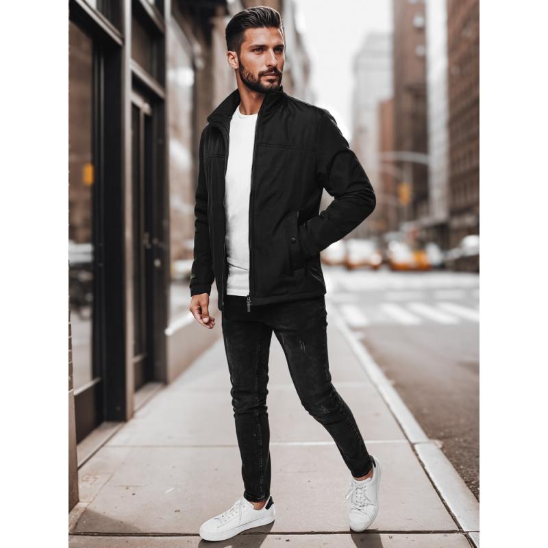 Pánska prechodová bunda čierna