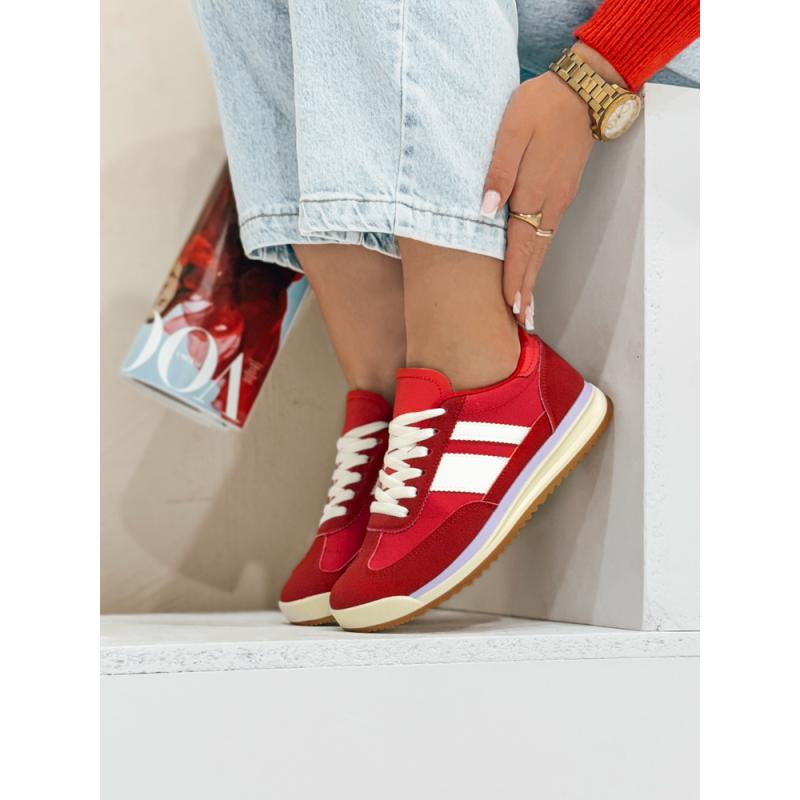 RAVIOS női sportcipő, piros