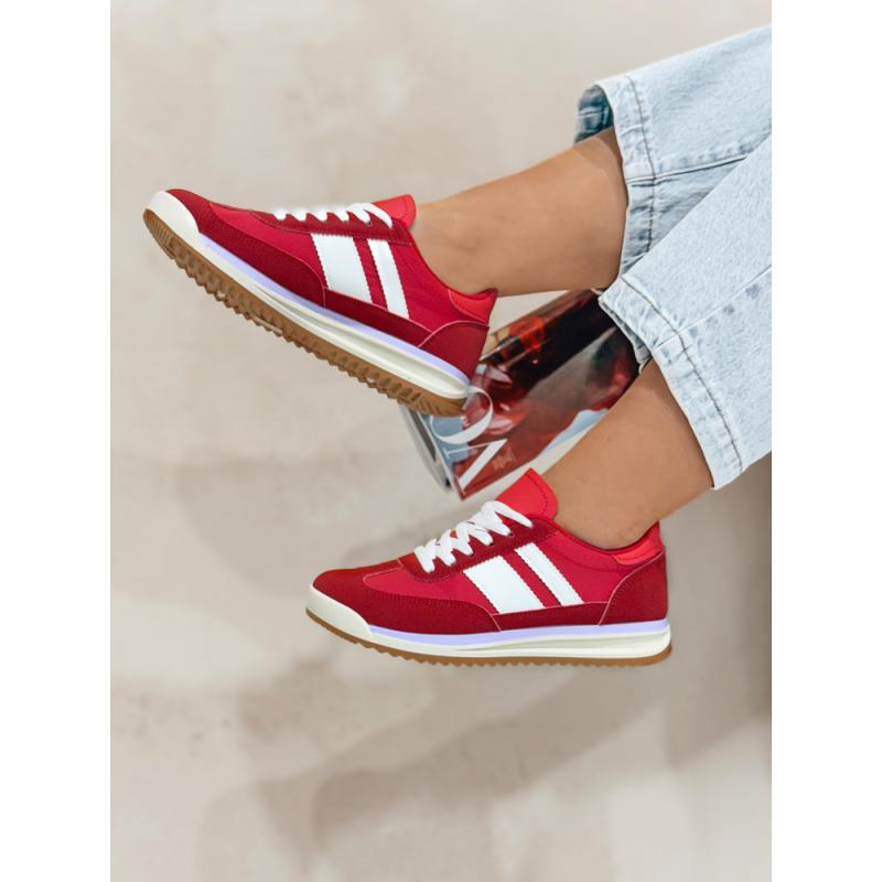 RAVIOS női sportcipő, piros