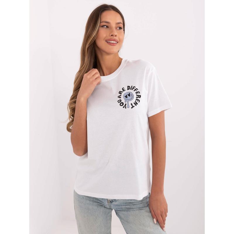 Bílé dámské bavlněné tričko PODLE PŘEDLOHY