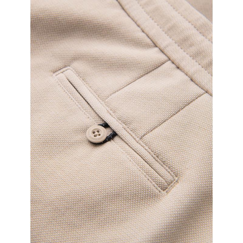 Pánske bavlnené tepláky BASIC - tmavomodré V1 OM-SRBS-0149