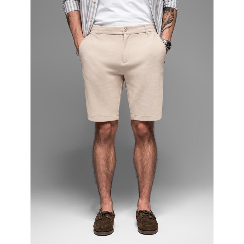 Pánske bavlnené tepláky BASIC - tmavomodré V1 OM-SRBS-0149