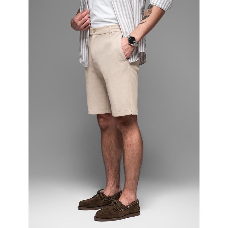 Pánske bavlnené tepláky BASIC - tmavomodré V1 OM-SRBS-0149