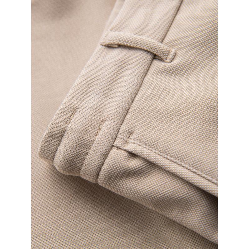 Pánske bavlnené tepláky BASIC - tmavomodré V1 OM-SRBS-0149