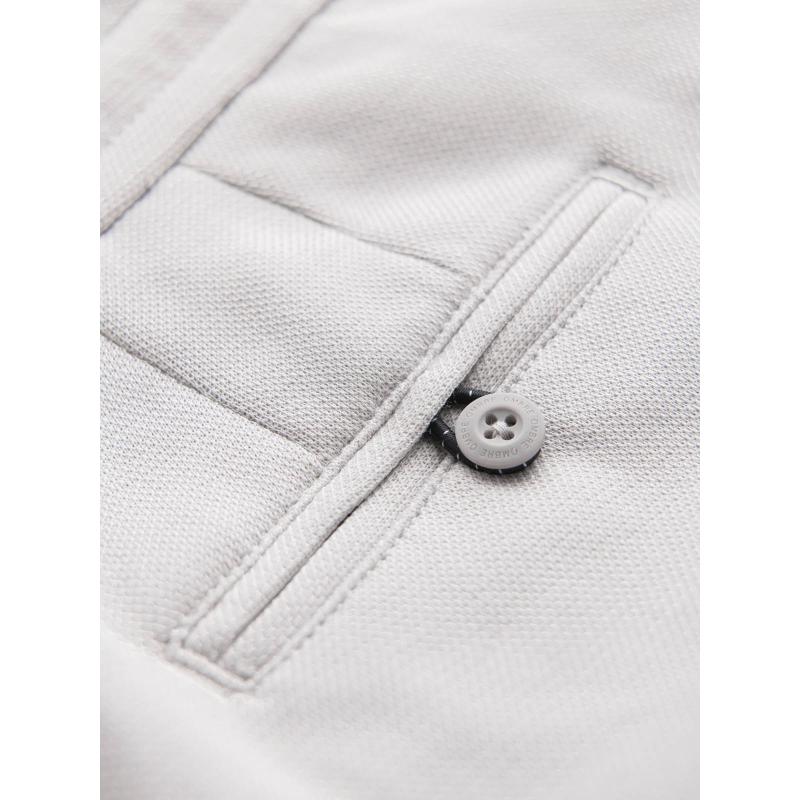 Pánské bavlněné teplákové šortky BASIC - tmavě modré V1 OM-SRBS-0149