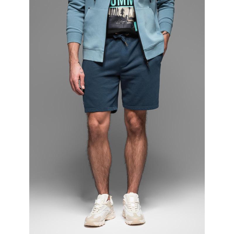 Férfi pamut melegítőnadrág BASIC - sötétkék V1 OM-SRBS-0149 OM-SRBS-0149