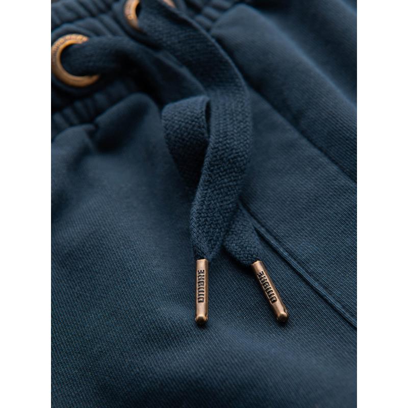 Férfi pamut melegítőnadrág BASIC - sötétkék V1 OM-SRBS-0149 OM-SRBS-0149