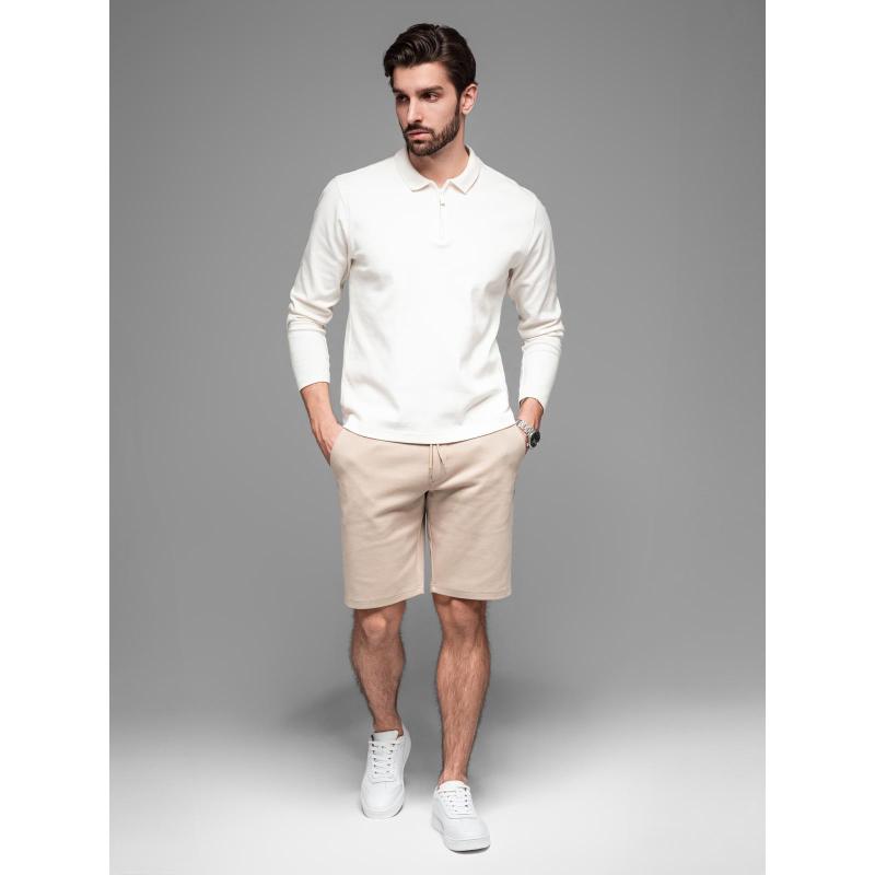 Férfi pamut melegítőnadrág BASIC - sötétkék V1 OM-SRBS-0149 OM-SRBS-0149