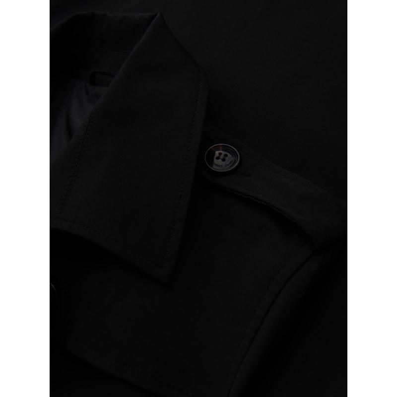 Pánský střednědobý kabát - tmavě béžový C269