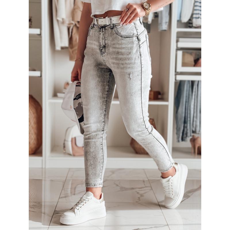 Dámske džínsy slim fit SKINNEX šedé