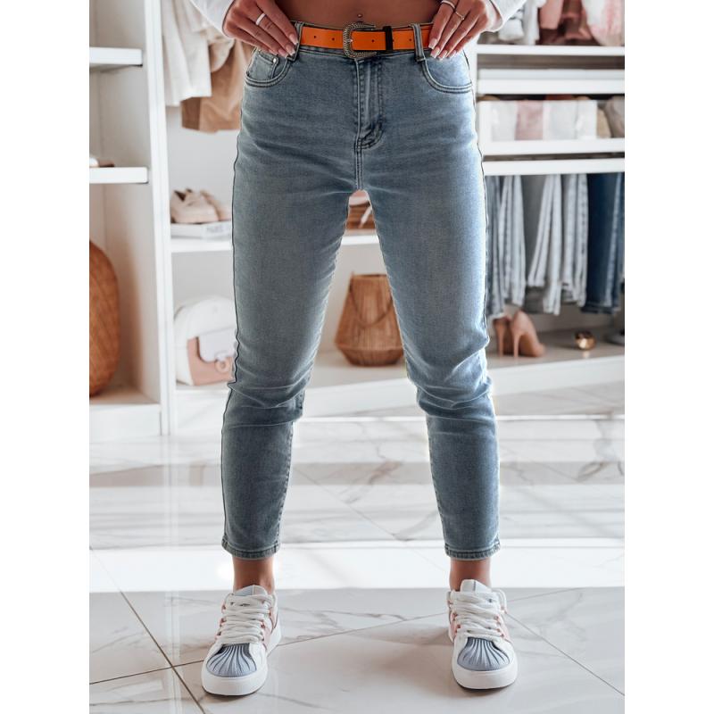 Dámské slim fit džínové kalhoty FITONIC modré