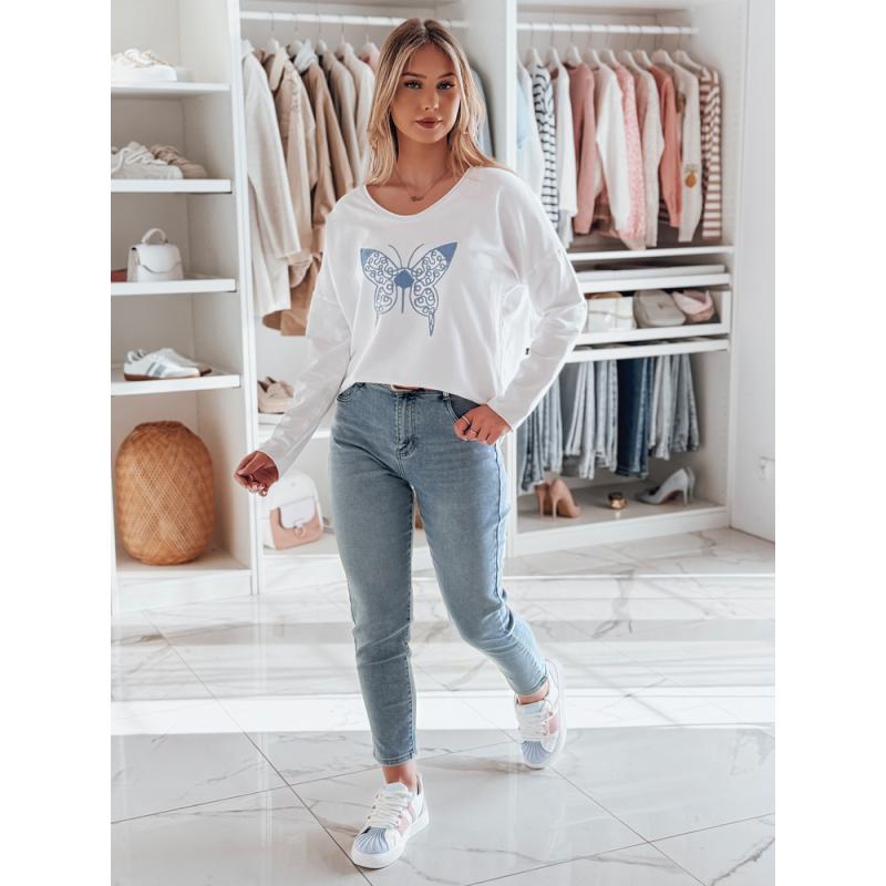 Dámské slim fit džínové kalhoty FITONIC modré