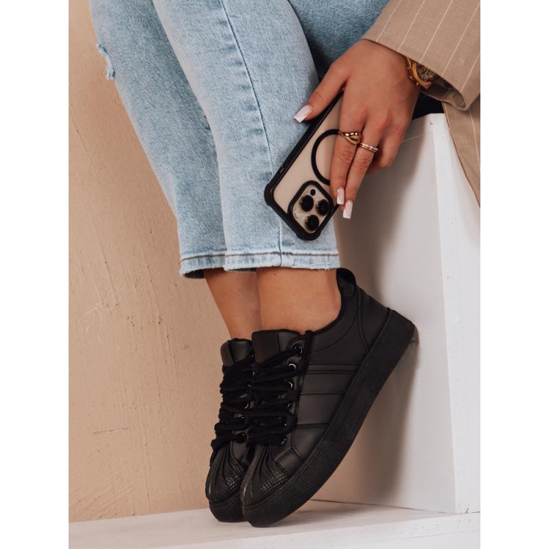 SNEAKI női sportcipő, fekete