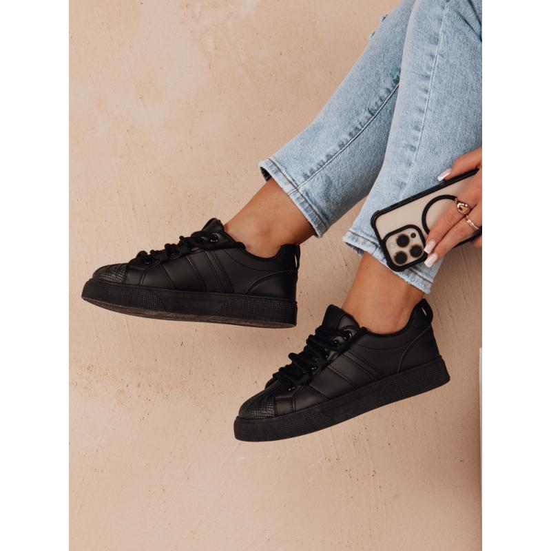 SNEAKI női sportcipő, fekete
