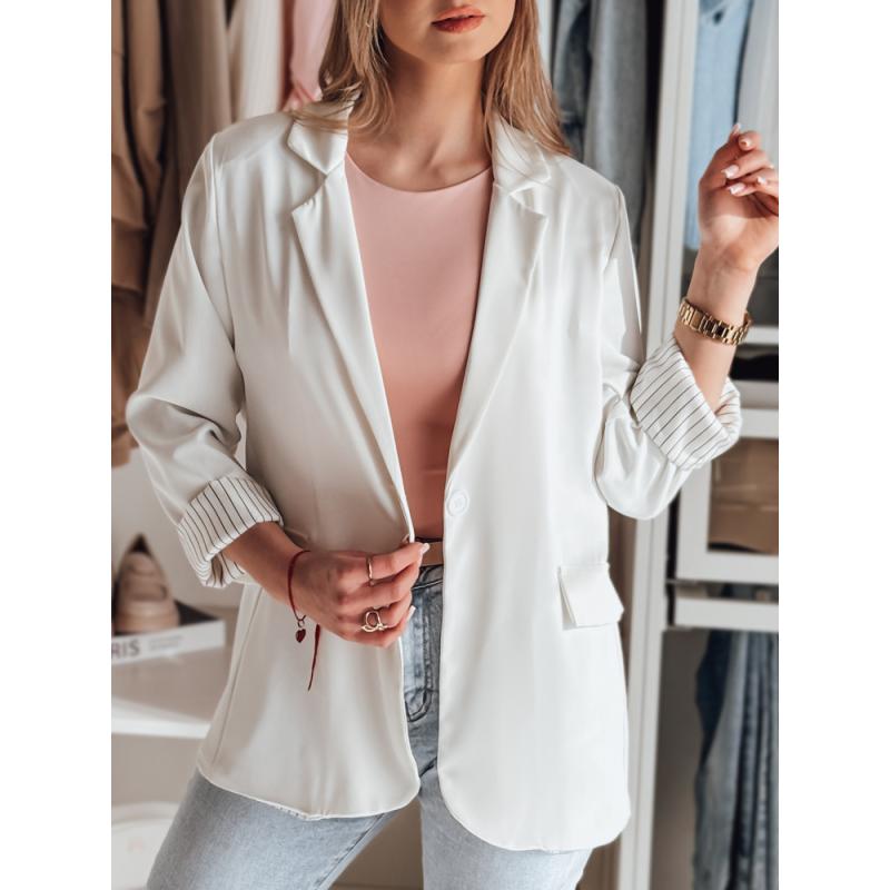 RESIDAL női zakó, egy méret, oversize, fehér