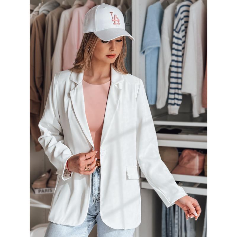 RESIDAL női zakó, egy méret, oversize, fehér