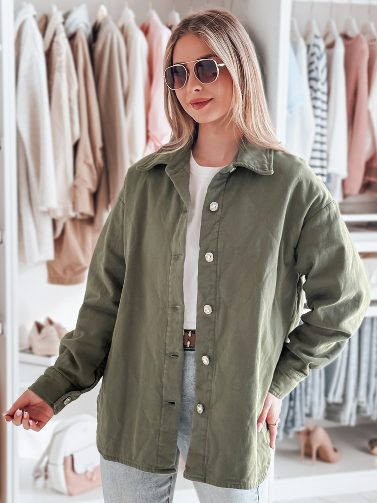 Dámská přechodová bunda oversize KOSMOJACK, khaki
