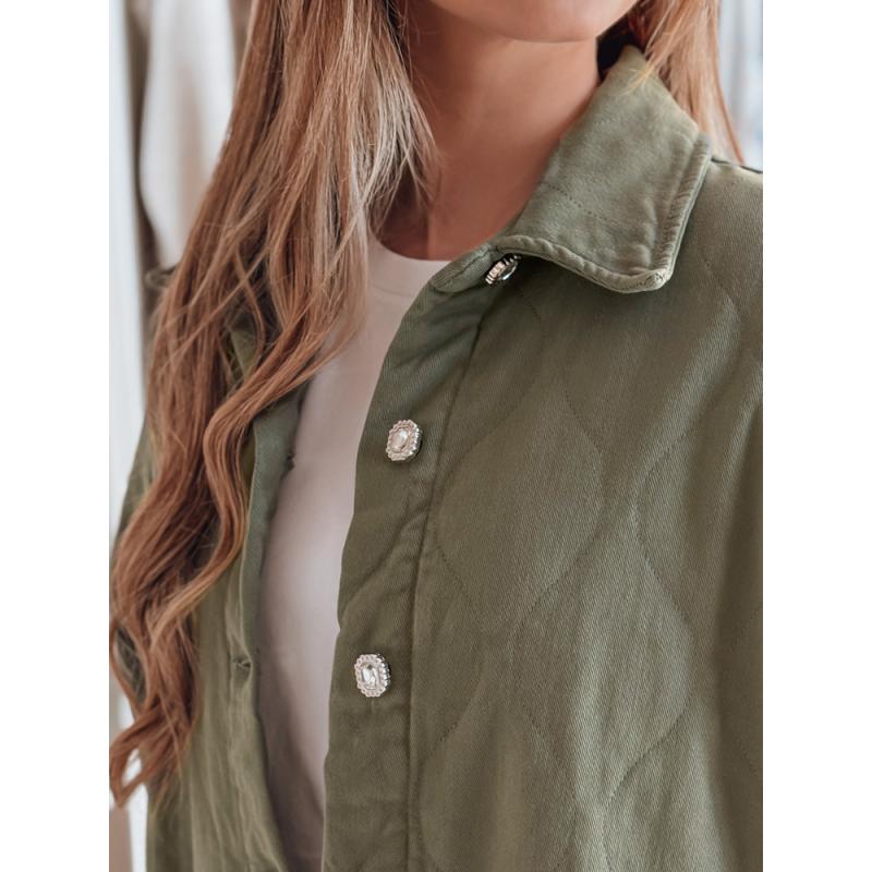 Női átmeneti oversize kabát KOSMOJACK, khaki