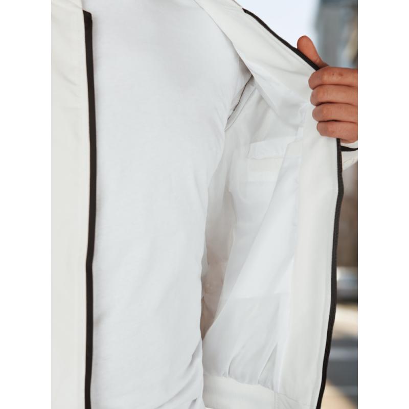 Pánská přechodová bunda bomberka béžová