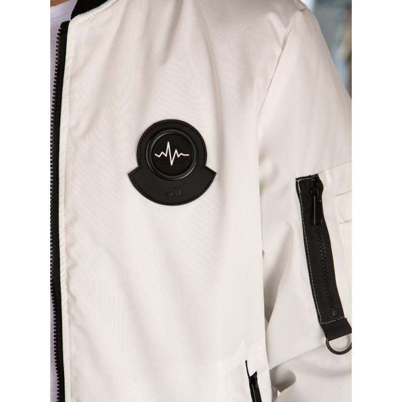 Pánská přechodová bunda bomberka béžová